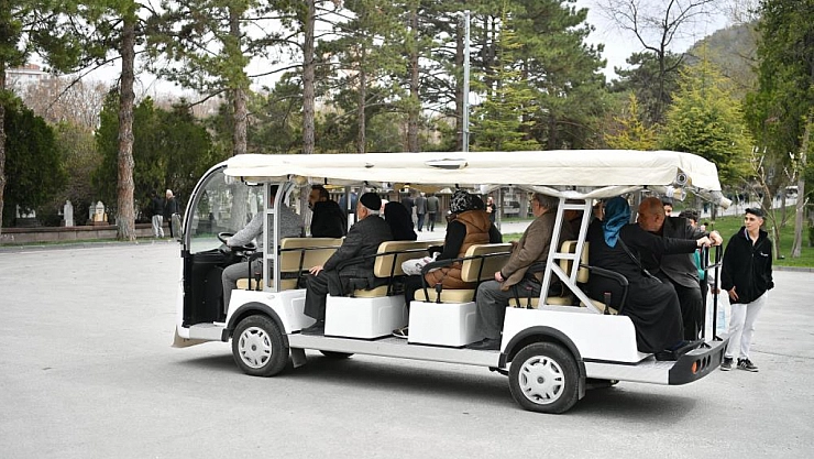 Şehir mezarlığında ücretsiz ring hizmeti