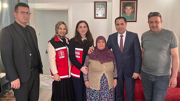 Şehit ailelerine vefa ziyareti