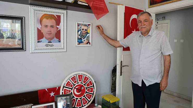 Şehit babalarının hüzünlü günü