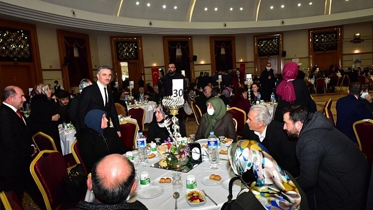 Gaziler ile protokol üyeleri buluştu