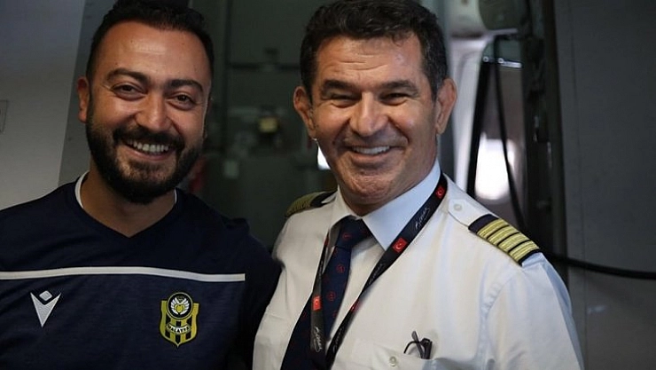 Malatyalı pilottan alkış alan anons