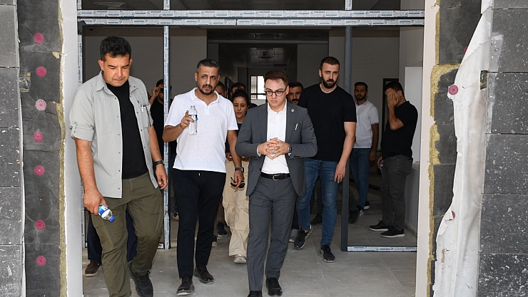 Şırnak Vali Yardımcısı Çiçek, Silopi'de kamu yatırımlarını inceledi