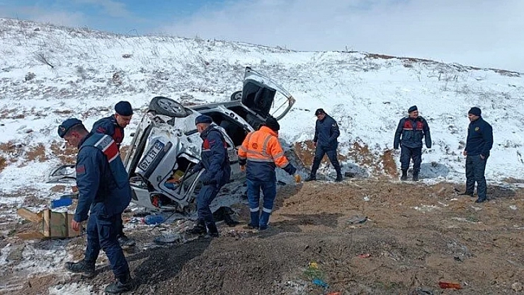 Sivas-Malatya kara yolunda kaza