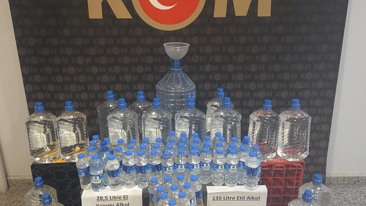 Sivas'ta alkol operasyonu