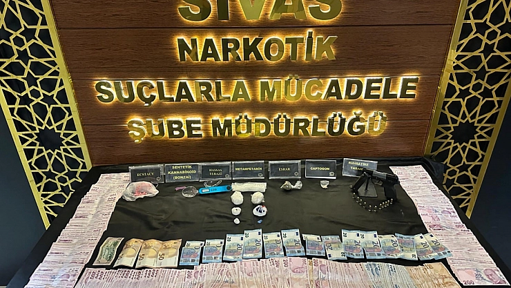 Sivas'ta uyuşturucu operasyonu