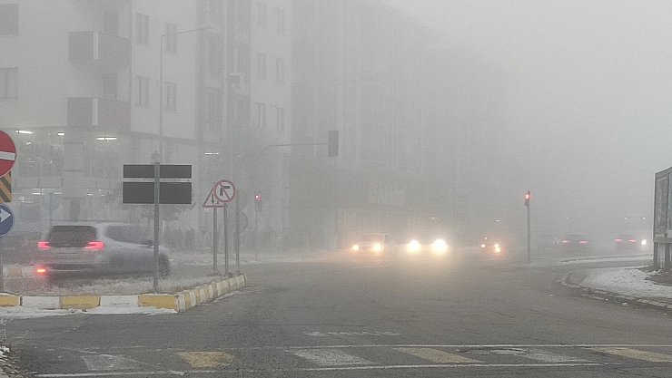 Soğuk hava ve sis hayatı olumsuz etkiliyor