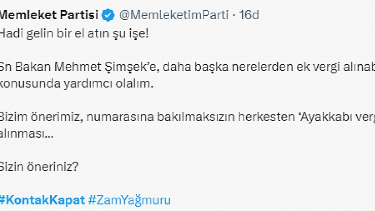 Sosyal medyada gündem zam