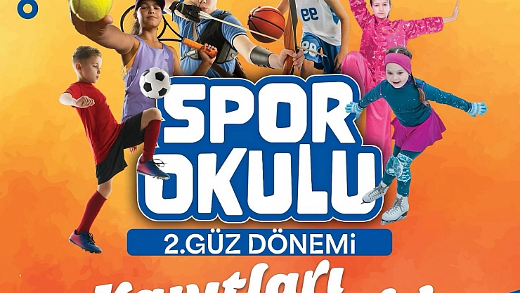 Spor okullarında 2. güz dönemi kayıtları başladı