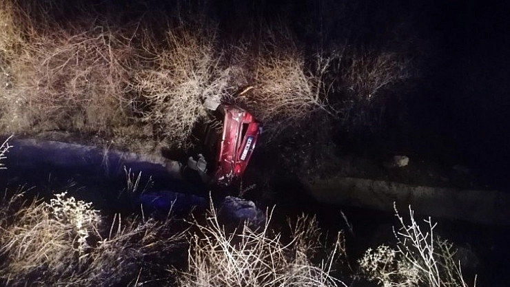 Su kanalına düştü