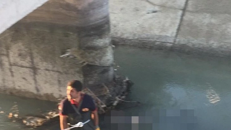 Sulama kanalına düşen genç boğuldu