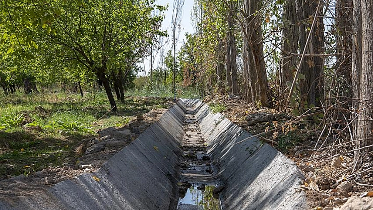 Suluköy'e sulama kanalı