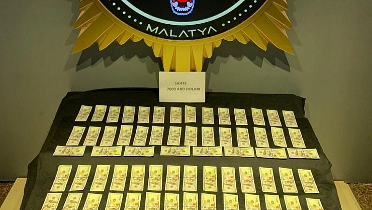Malatya'da 7 bin dolar ele geçirildi