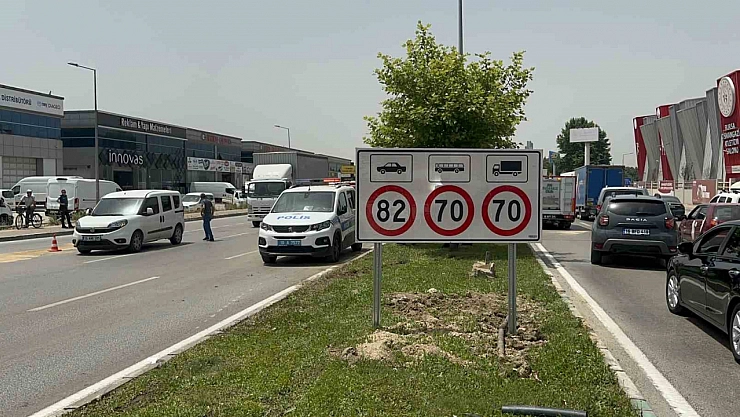 Takla atarak karşı şeride geçti