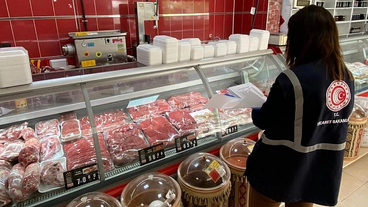 Tarifeye uymayan kasaplara ceza kesildi!