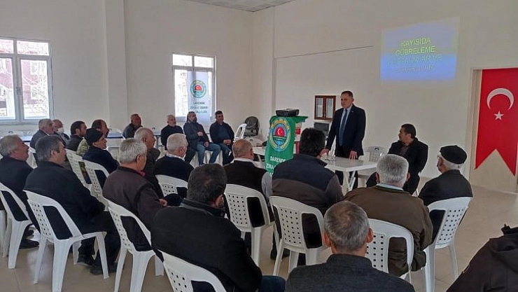 Çiftçiler bilgilendirildi