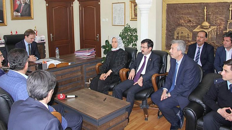 Komisyon üyeleri üreticiyle buluştu 