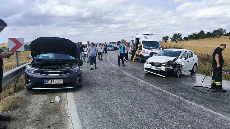 Tekirdağ'da trafik kazası