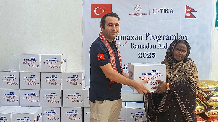 TİKA'dan 500 aileye gıda desteği