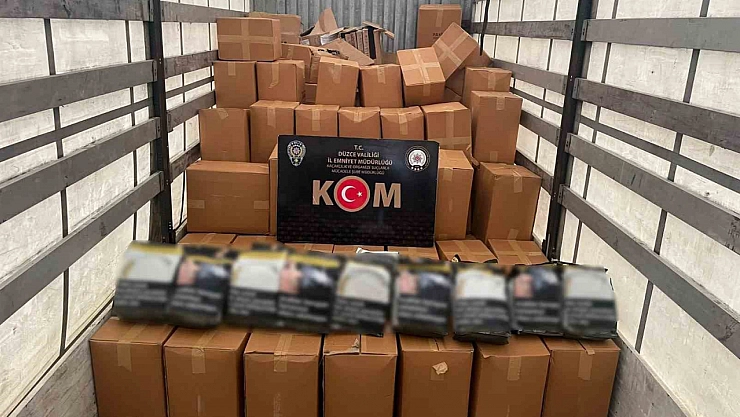Kolilerce kaçak tütün ele geçirildi