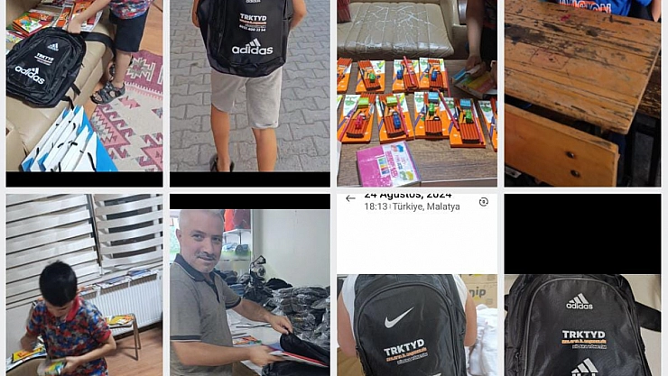 Malatya'da 3 bin öğrenciye kırtasiye desteği