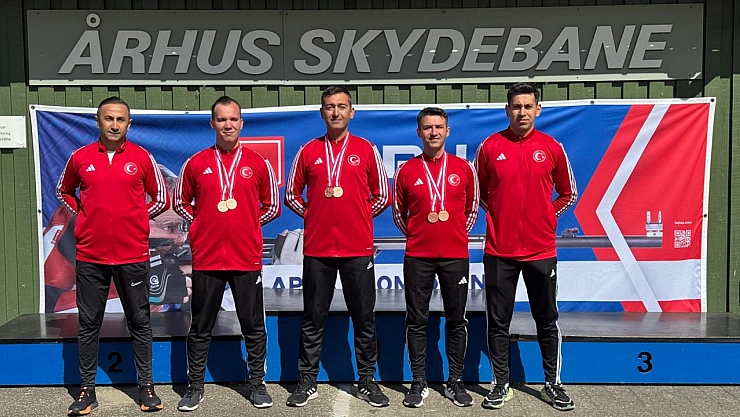 TSK Spor Gücü Erkek Tüfek Takımı Avrupa 3'üncüsü Oldu