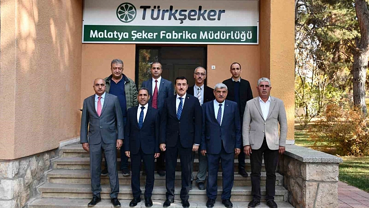 Tüfenkci, Türk Şeker Fabrikası'nda üretim ve çiftçi taleplerini değerlendirdi