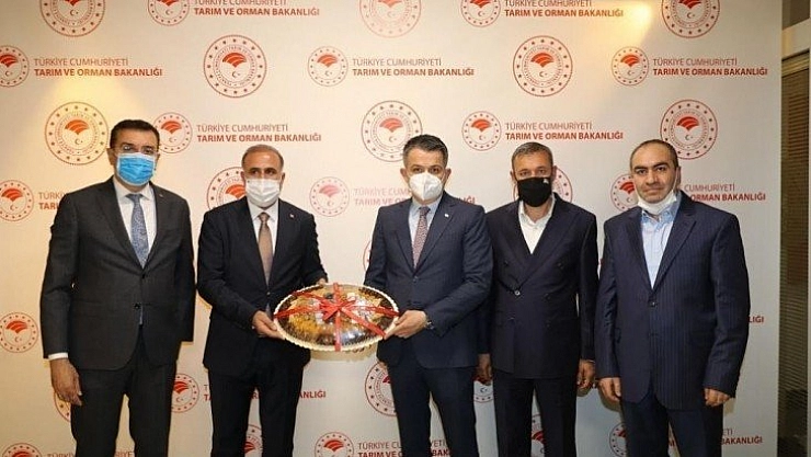 Baraj için Bakan ile görüştü