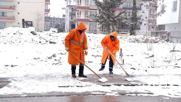 Tüm Ekip Sahada: Karla Mücadele Sürüyor!