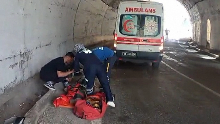 Tunceli'de tünelde kaza: 1 yaralı
