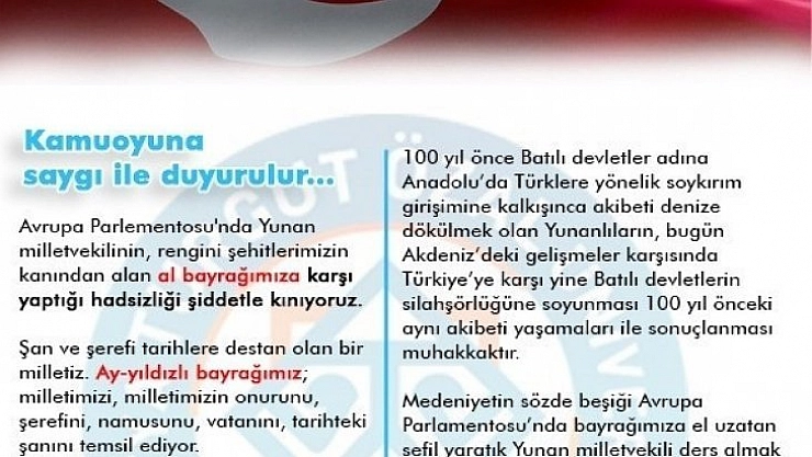 'Bayrak ve Kudüs' kararlarına tepki