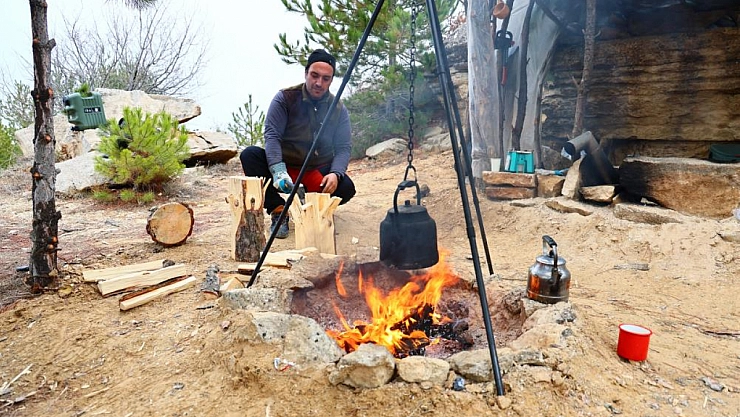Turhan'dan öğrencilere doğa dersi
