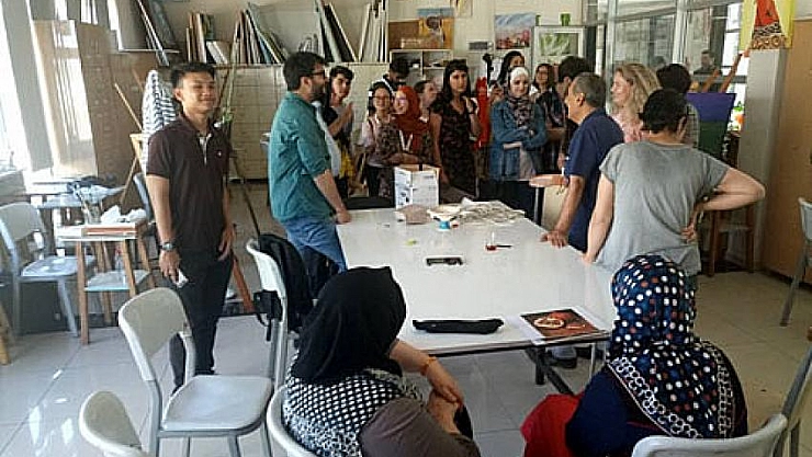 24 yabancı öğrenci katıldı 