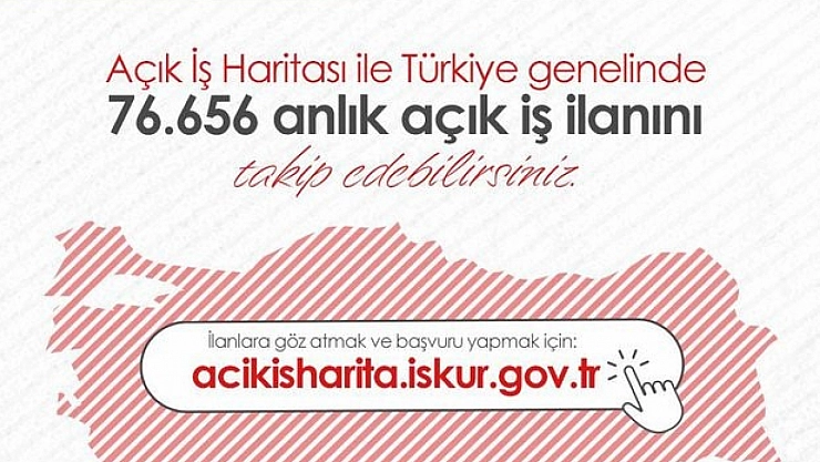 Türkiye Genelinde 76 Bin 656 İş Fırsatı!