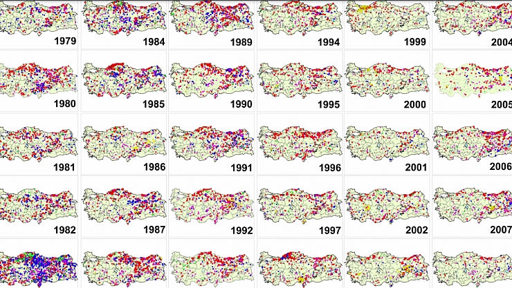 Türkiye'nin Afet Haritası Yayımlandı..! İşte Yıl Yıl Afetin İzleri...!