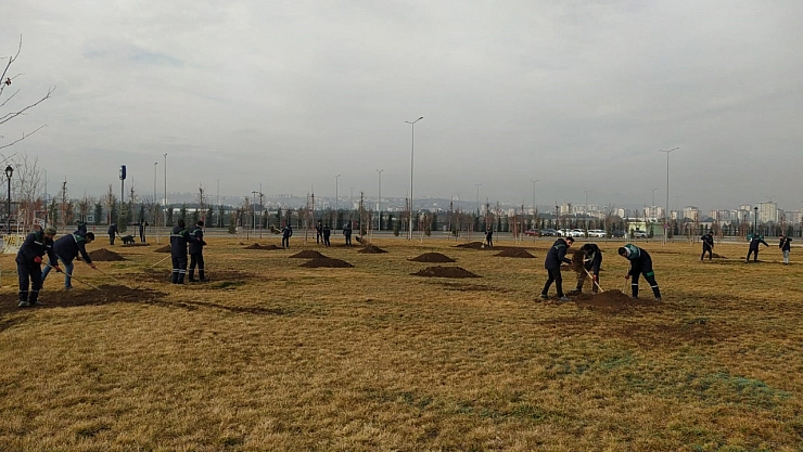 Türkiye'nin en büyük millet bahçesi bahara hazırlanıyor