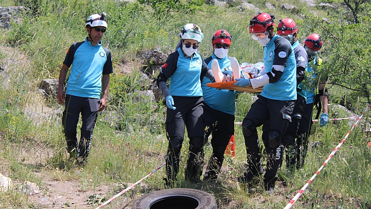 UMKE'den gerçeğini aratmayan tatbikat