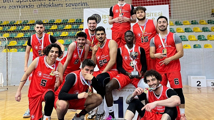 ÜNİLİG Basketbol 1. Lig şampiyonu Doğuş Üniversitesi oldu