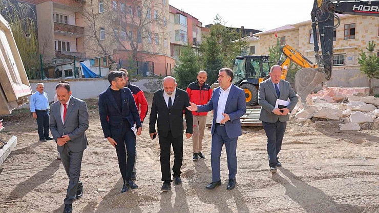 Vali Eldivan, çalışmaları yerinde inceledi