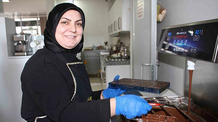 Van'da girişimci kadınlardan doğal çikolata üretimi
