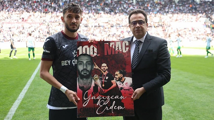 Yağızcan, Elazığspor'da 100. maçına çıktı