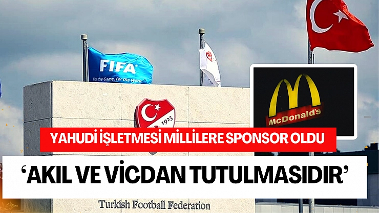 Yahudi işletmesi millilere sponsor oldu 'Akıl ve vicdan tutulmasıdır'