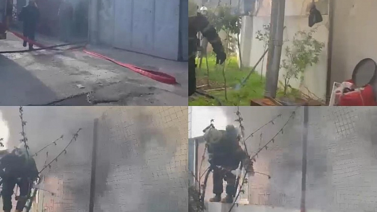 Yangın itfaiye ekipleri tarafından söndürüldü