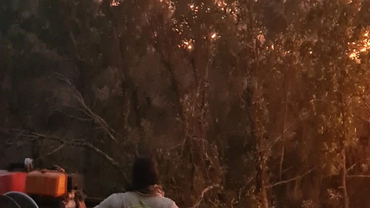 Yangın saatler sonra kontrol altına alındı