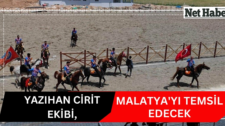 Yazıhan cirit ekibi, Malatya'yı temsil edecek