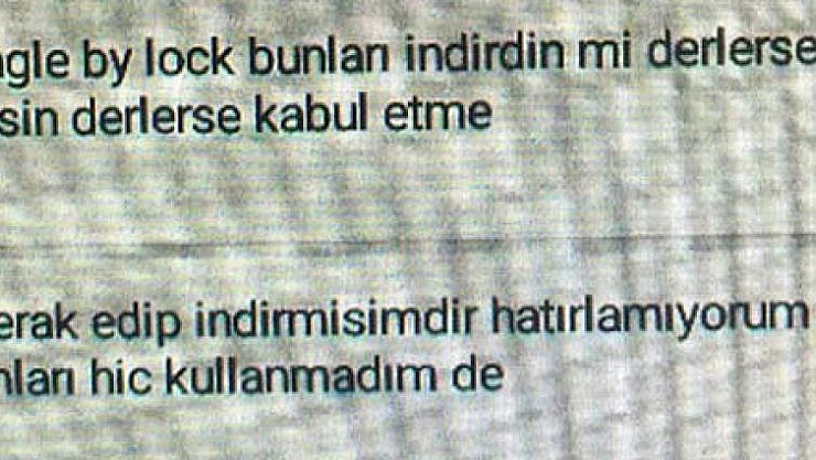 Yazışmaları deşifre edildi 