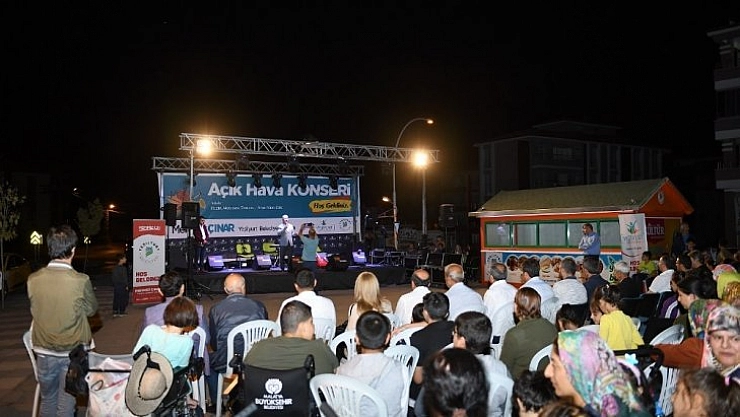 Yeşilyurt'tan açık hava konseri