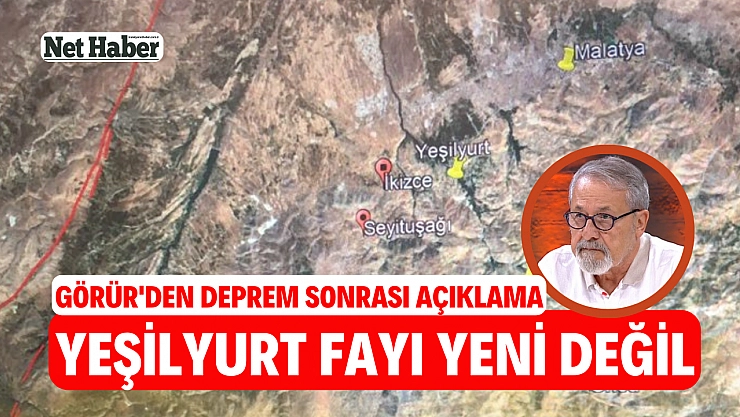 Yeşilyurt Fayı yeni değil