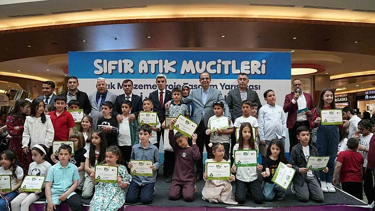 Yeşilyurt'ta çevre için yarıştılar, geleceğe umut oldular