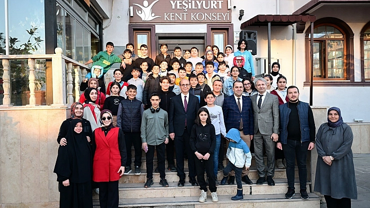 Yeşilyurt'ta gönüller birleşti, çocukların yüzü güldü