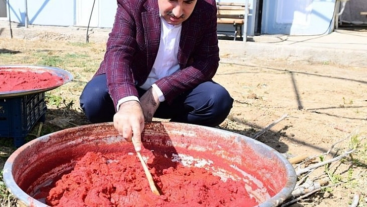 Yeşilyurt'tan sebze üretimi